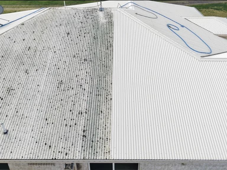 Roof clean - Clifton - midway dirty